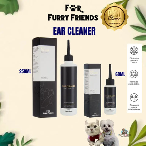 For Furry Friends (NO Chemical) For Furry Friends Ear Cleaner 60ml/100ml I Pawpy Kisses Grooming & Hygiene