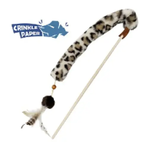 GiGwi GiGwi Cat Kitten Toy Wand Feather Teaser Imitate Real Bird 7185 Cat Accessories