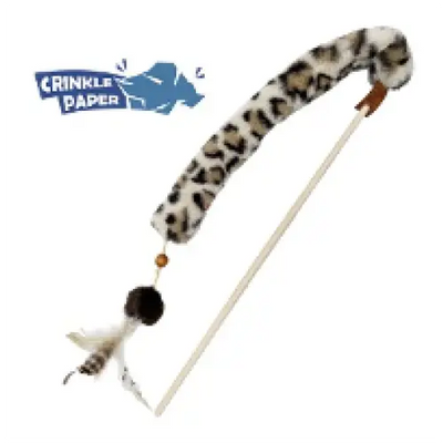 GiGwi GiGwi Cat Kitten Toy Wand Feather Teaser Imitate Real Bird 7185 Cat Accessories