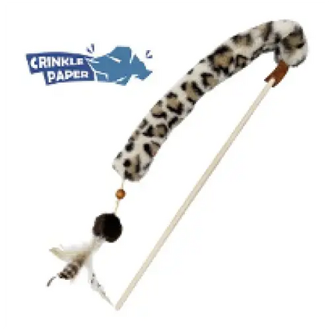 GiGwi GiGwi Cat Kitten Toy Wand Feather Teaser Imitate Real Bird 7185 Cat Accessories