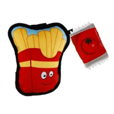 GiGwi GiGwi Durable Dog Toy Foodzy Friendz Fries & Ketchup 8054 Dog Accessories