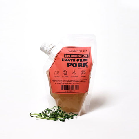 The Grateful Pet The Grateful Pet Pork Frozen Bone Broth Collagen for Dogs & Cats 240ml Dog Food & Treats