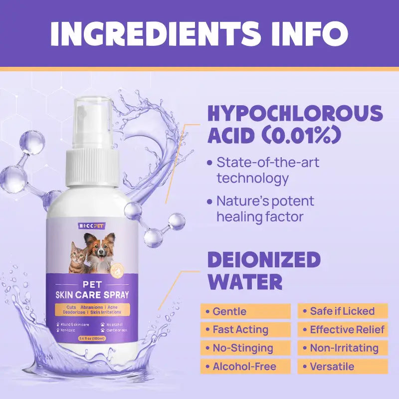 HICC PET [Skin Care Series] HICC Skin Care Spray / Wipes For Dogs & Cats Dog Healthcare