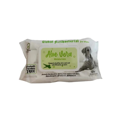 Pet Holistic Pet Holistic Aloe Vera Pet Wipes for Dogs & Cats 80pcs Grooming & Hygiene
