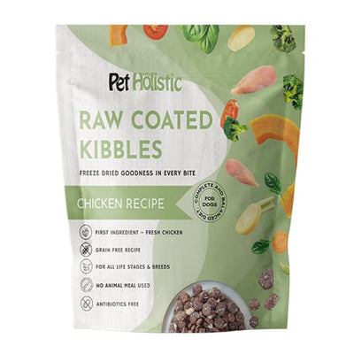 Pet Holistic Pet Holistic Chicken Recipe Grain-Free Raw Coated Dry Dog Food 1.8kg Dog Food & Treats