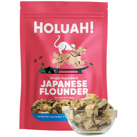 Holuah [30% OFF] (New Launch) Holuah! - Freeze Dried Japanese Flounder Cats & Dogs Treats Dog Food & Treats