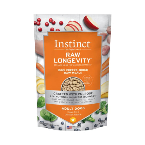 Instinct Instinct Raw Longevity Chicken Adult Freeze Dried Raw Dog Food 9.5oz Dog Food & Treats