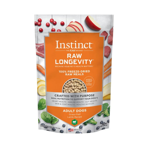 Instinct Instinct Raw Longevity Lamb Freeze Dried Raw Dog Food 9.5oz Dog Food & Treats
