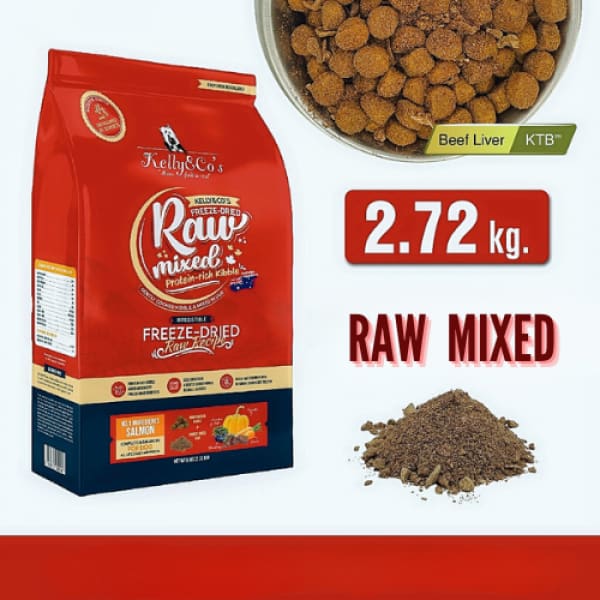 Kelly & Co’s Kelly & Co’s Freeze-Dried Raw Mixed Salmon Kibbles Dry Dog Food 2.72kg Dog Food & Treats