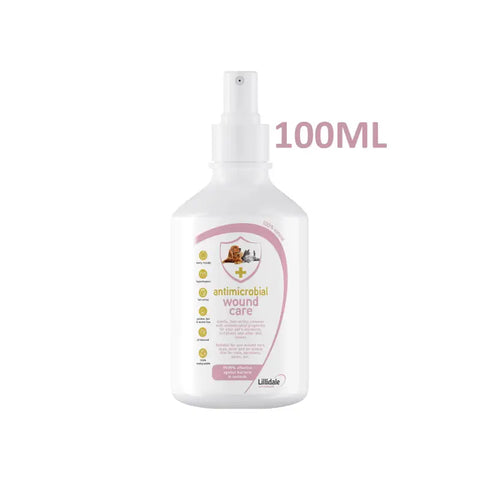 Lillidale (10% OFF) Lillidale Antimicrobial Wound Care For Dogs & Cats - 100ml