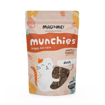 Mau&Me Mau&Me Duck Munchies Air Dried Cat Treats 60g Cat Food & Treats