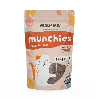 Mau&Me Mau&Me Kangaroo Munchies Air Dried Cat Treats 50g Cat Food & Treats