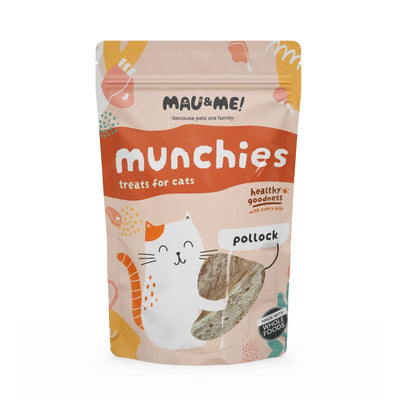 Mau&Me Mau&Me Pollock Munchies Air Dried Cat Treats 60g Cat Food & Treats