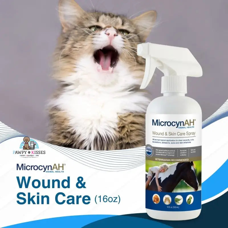 microcynAH 5% OFF [New Launch] MicrocynAH Wound and Skin Care for Pets in All Life Stages | Skin Spray Ear Wash Eye Wash Recovery Gel