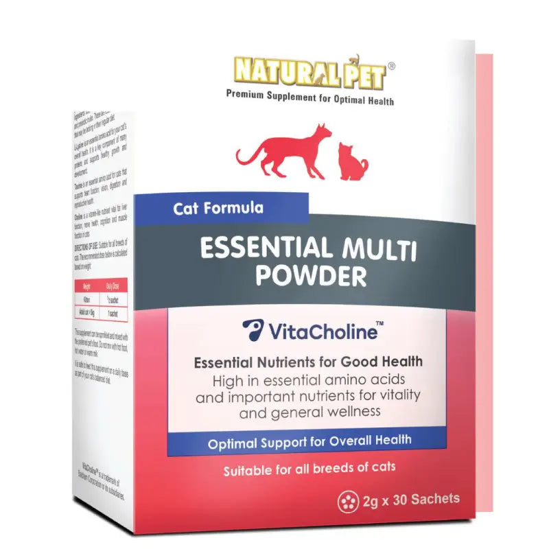 Natural Pet 20% OFF Natural Pet Wellness Care Essential Multi Powder For Kittens & Cats - 2g x 30 sachets Pet Supplements