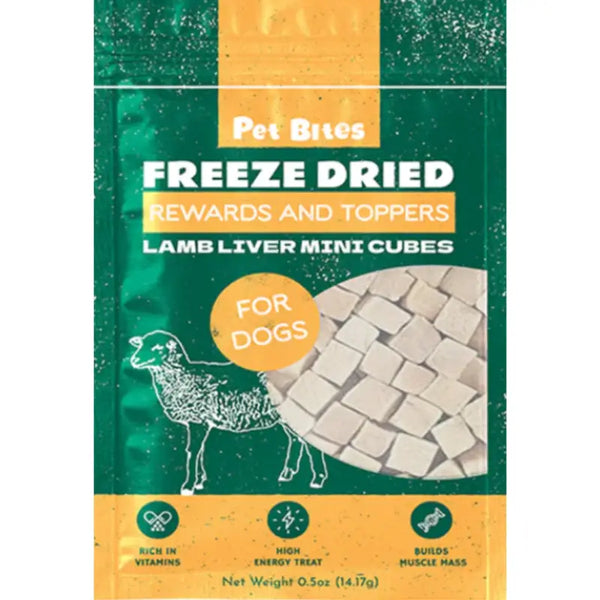 Pet Bites Pet Bites Freeze-Dried Rewards and Toppers 14g (8 Flavours) Dog Food & Treats