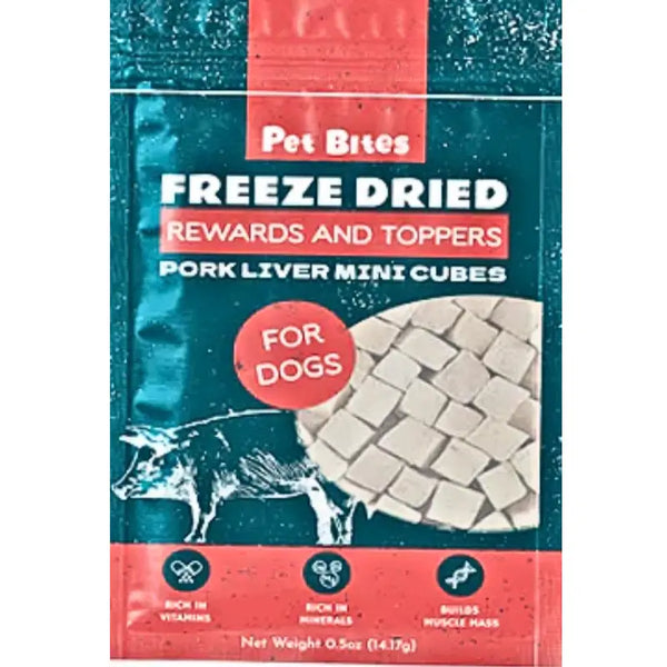 Pet Bites Pet Bites Freeze-Dried Rewards and Toppers 14g (8 Flavours) Dog Food & Treats