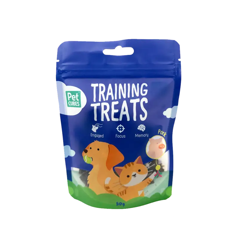 Pet Cubes (5% OFF)PetCubes Training Treats Gently Air Dried Treats For Dogs & Cats - Pork 50g Dog Food & Treats