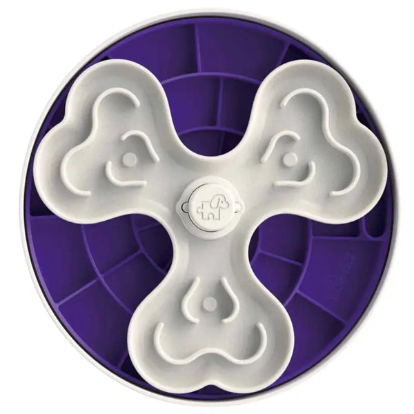 Puzzle Feeder (10% OFF) Puzzle Feeder Interactive Dog Bowl (Swirl Purple) PFS-Pur001 Dog & Cat Accessories