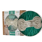 Puzzle Feeder Puzzle Feeder Interactive Dog Bowl (Broken Wave Green/Pink) Dog & Cat Accessories