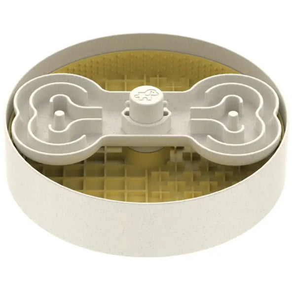 Puzzle Feeder [10% OFF] Puzzle Feeder Lick Interactive Dog Bowl (Yellow/Blue) Dog & Cat Accessories