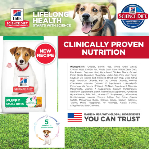 Science Diet Science Diet Puppy Small Bites Chicken & Barley Recipe Dry Dog Food (2 Sizes) Dog Food & Treats