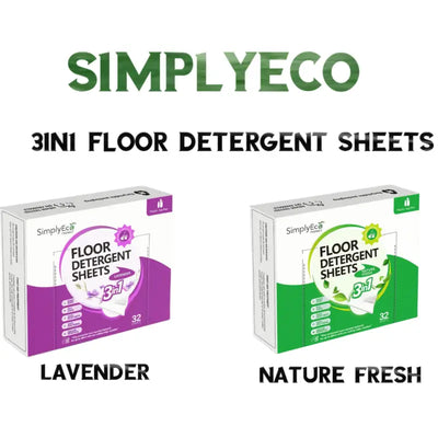 SimplyEco [Buy 2 Get 1 Free] SimplyEco 3 in 1 Floor Detergent Sheets Cleaning Supplies