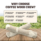 Singapaw Singapaw Coffee Wood Dog Chew (3 Sizes) Dog Accessories