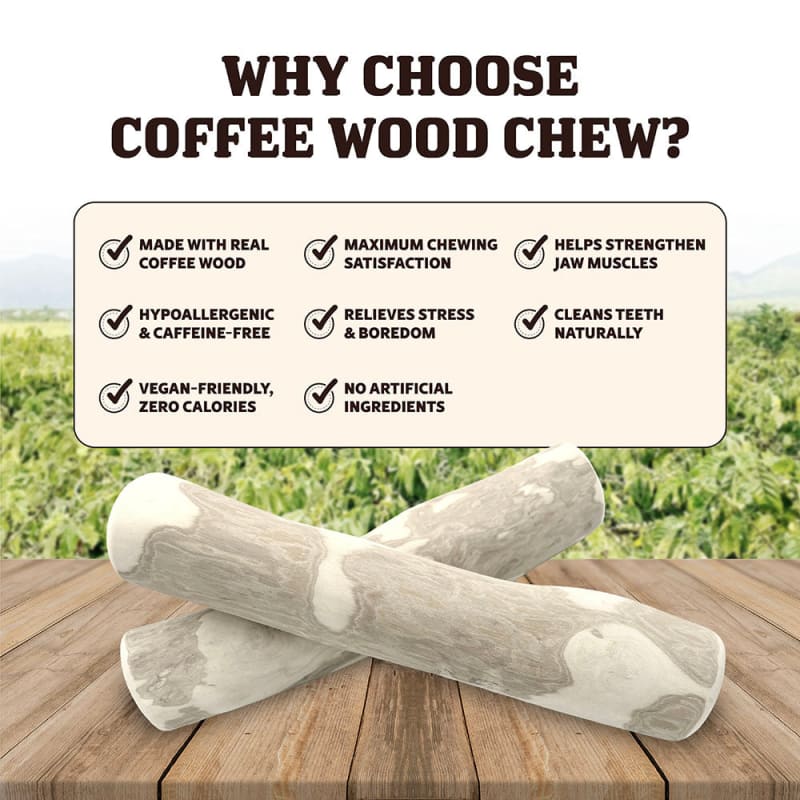 Singapaw Singapaw Coffee Wood Dog Chew (3 Sizes) Dog Accessories
