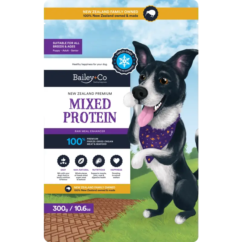 Not specified 10% OFF Freeze-Dried Raw Meal Enhancer For Dogs New Zealand Mixed Protein 300g Dog Healthcare