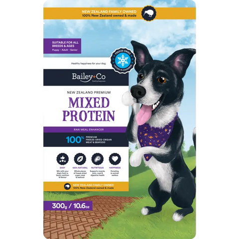 Not specified 10% OFF Freeze-Dried Raw Meal Enhancer For Dogs New Zealand Mixed Protein 300g Dog Healthcare