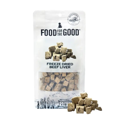 Not specified [25% OFF]Food For The Good - Freeze Dried Beef Liver Cat & Dog Treats [Wt: 80g] Dog Food & Treats