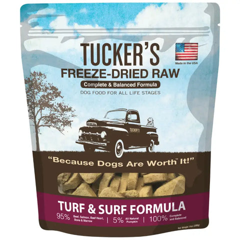 Not specified Tucker’s Complete & Balanced Formula Freeze Dried Raw Dog Food(Turf & Surf Formula)14oz Dog Food & Treats