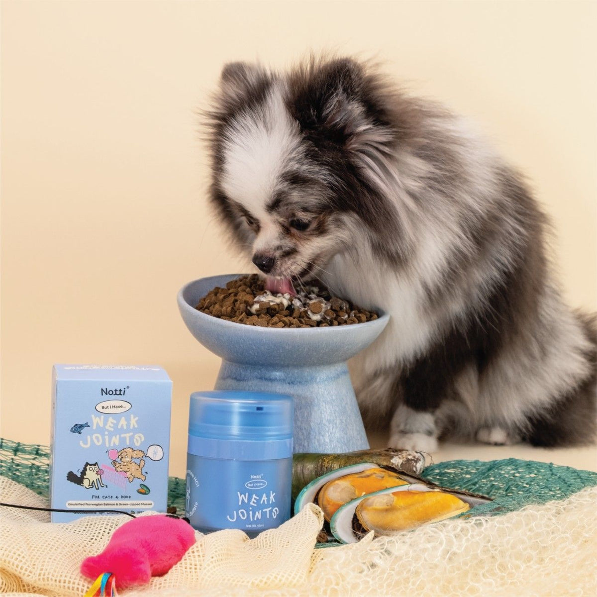 [10% OFF] Notti But I have Weak Joints (emulsified Norwegian salmon & Green-Lipped Mussel) 45ml Supplements For Dogs & Cats