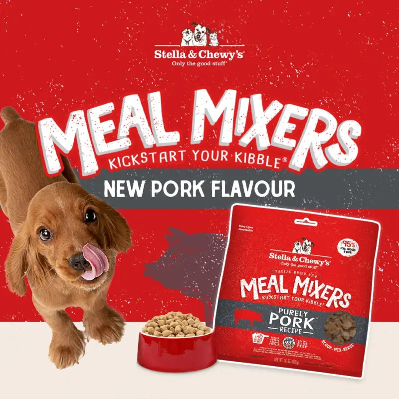 Stella & Chewy’s Stella & Chewy’s Purely Pork Freeze-Dried Meal Mixers For Dogs Dog Food & Treats