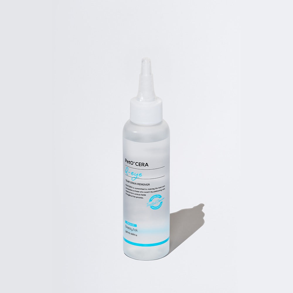 PetO' CERA Q-Eve Tear Stain Remover 120mL for Dogs and Cats