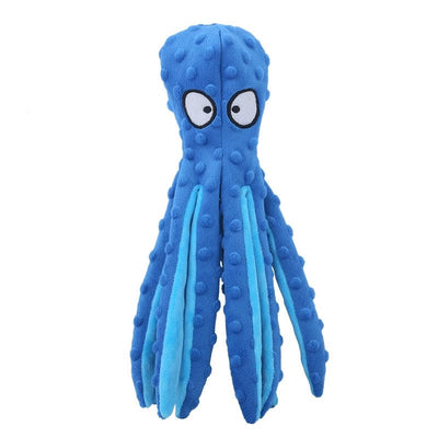Pet Toon Pet Toon Blue Octopus Soft Toys for Pets Dog & Cat Accessories