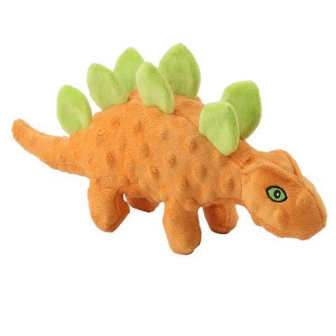 Pet Toon Pet Toon Orange Stegosaurus Soft Toys for Pets Dog & Cat Accessories