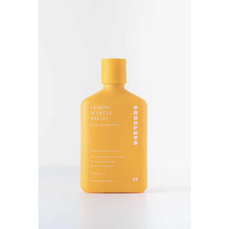 Troopets Troopets Lemon Myrtle Relief Dog Shampoo 340ml Grooming & healthcare