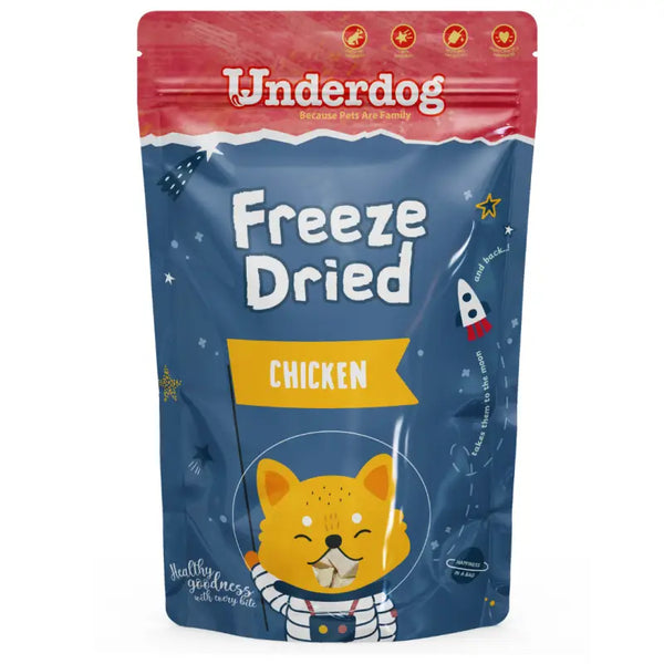 Underdog Underdog Freeze Dried Dog Treats 50g (4 Flavours Available) Dog Food & Treats