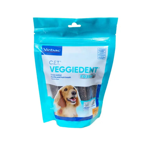 Virbac Virbac C.E.T. Veggiedent Tartar Control Chews 224g Dog Food & Treats