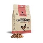 Vital Essentials Save 9% [MIX&MATCH]Vital Essentials® Freeze-Dried Raw Chicken/Beef/Turkey Entree Dog Food Mini Nibs 14oz (3 Flavours