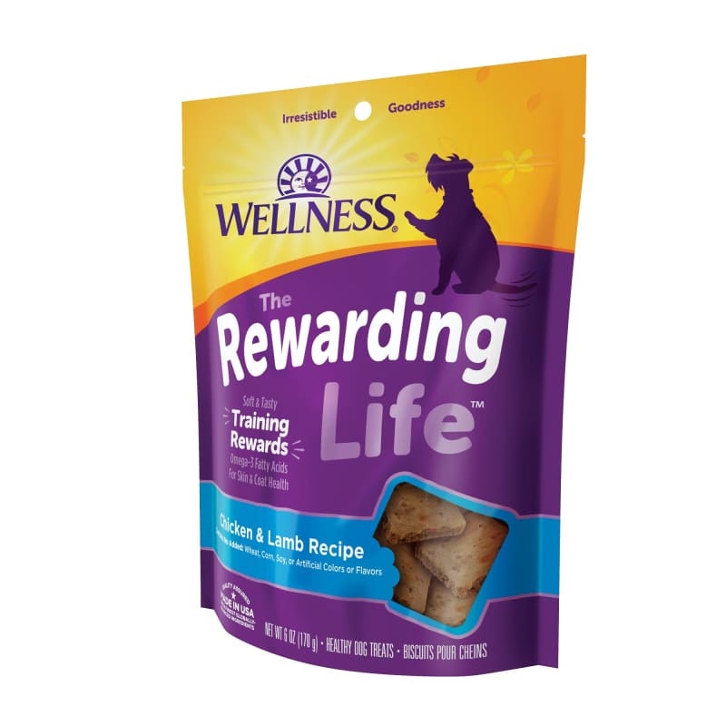 Wellness [20% OFF] Wellness Rewarding Life Chicken & Lamb Recipe Soft Dog Treats 6oz Dog Food & Treats