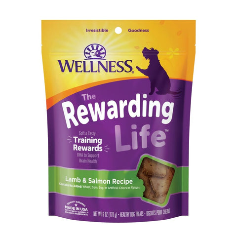 Wellness [20% OFF] Wellness Rewarding Life Lamb & Salmon Recipe Soft Dog Treats 6oz Dog Food & Treats