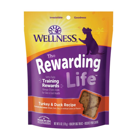Wellness [20% OFF] Wellness Rewarding Life Turkey & Duck Recipe Soft Dog Treats 6oz Dog Food & Treats