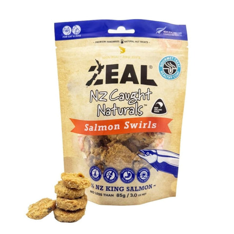 Zeal [3 FOR $43] Zeal Salmon Swirls Cat & Dog Treats 85g Dog Food & Treats