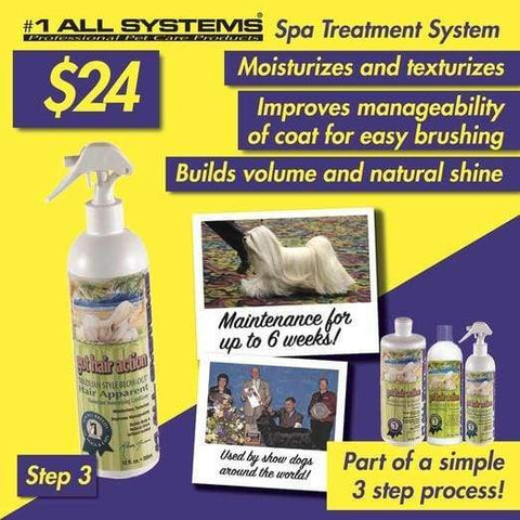 #1 All Systems #1 All Systems Got Hair Action Humectant Moisturising Conditioner Pet Spray 12oz Grooming & Hygiene