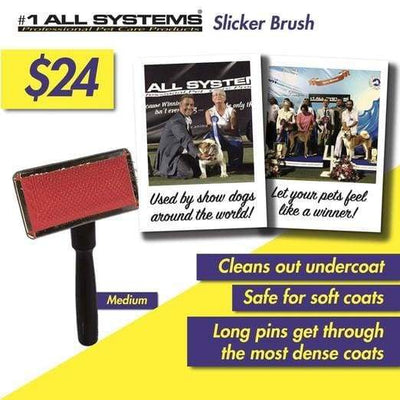 #1 All Systems #1 All Systems Medium Pet Slicker Brush Grooming & Hygiene
