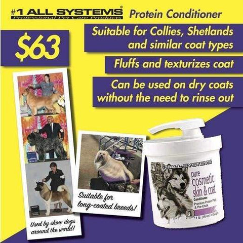 #1 All Systems #1 All Systems Pure Cosmetic Skin & Coat Conditioner 16oz Grooming & Hygiene