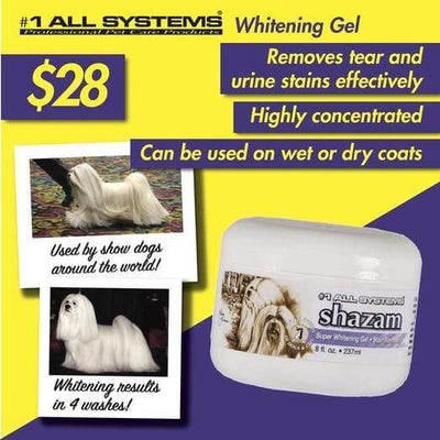 #1 All Systems #1 All Systems SHAZAM Pet Whitening Gel 8oz Grooming & Hygiene
